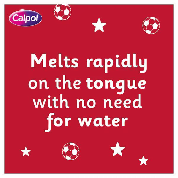 Calpol 6+ Years Fastmelts Strawberry flavour 12 - British product