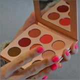 Eeve Beauty Rosy Glow 9 shade blush palette, imported from the UK