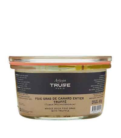 Ganze Entenstopfleber mit schwarzem Trüffel 90g