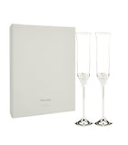 Wedgwood Love Knots Toasting Flutes Set of 2 (British brand)