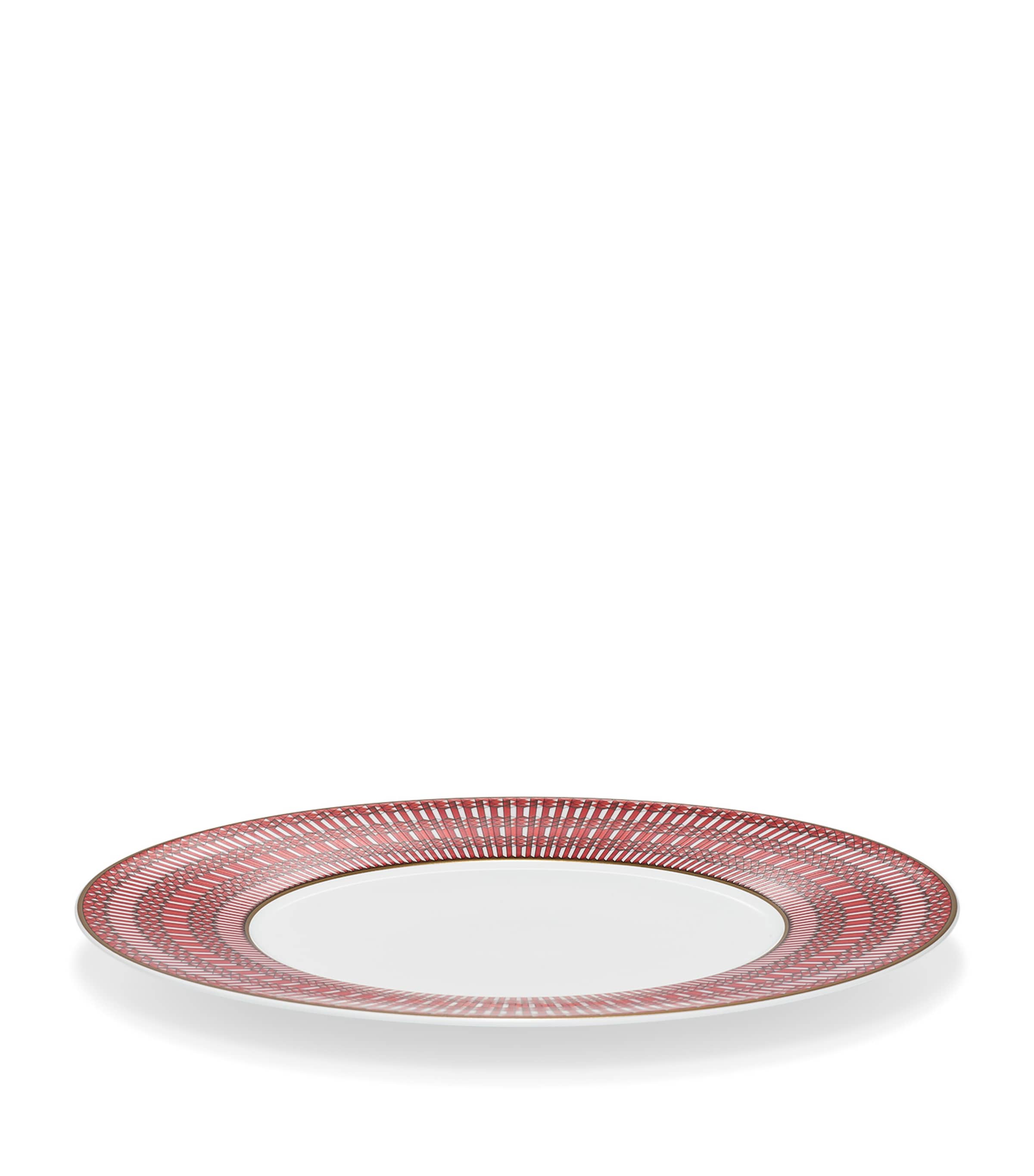 Baccarat Arcadia Red dinner plates 27cm set of 2 - British product