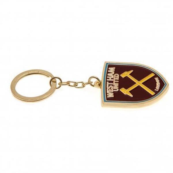 West Ham United FC Crest Enamel Keyring GOODS Superdrug   