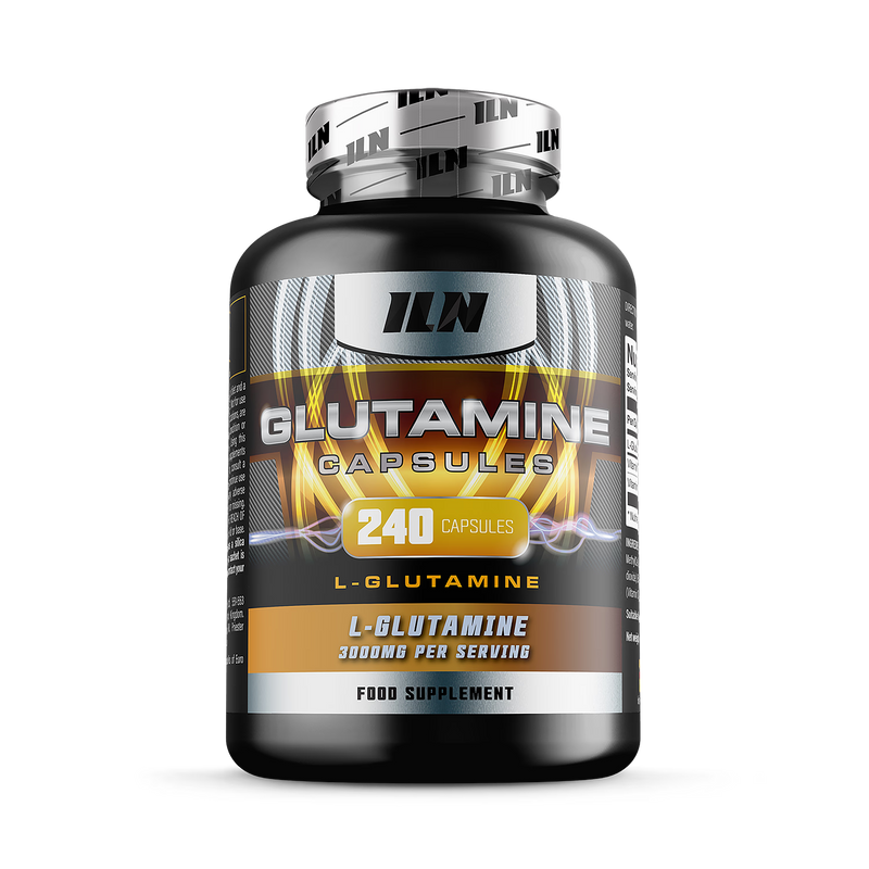 L Glutamine 3000mg capsules 240 count (British brand)
