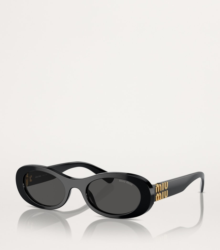 Miu Miu acetate oval sunglasses, UK version