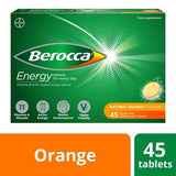 Berocca Natural Orange Sugar Free Effervescent 45 Tablets GOODS Superdrug   