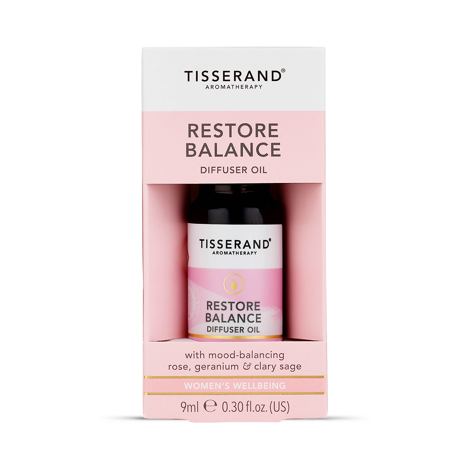 Tisserand Restore Balance Natural Essential Diffuser Oil 9ml (British brand)