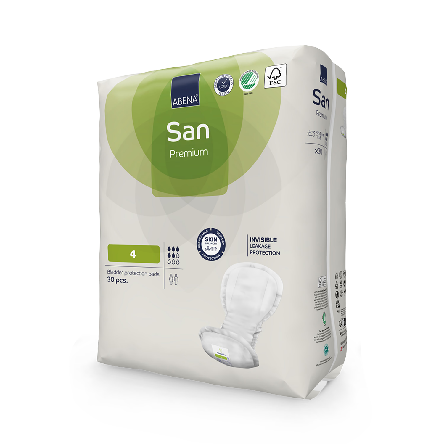 ABENA incontinence pads Premium 4 30 Pack, UK version