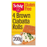 Schar Gluten Free Brown Ciabatta Rolls   4 per pack GOODS M&S   