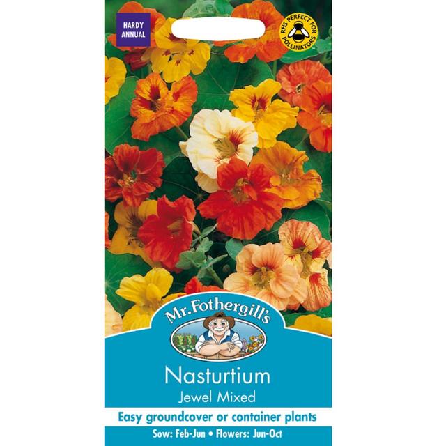 Mr Fothergills Seeds - Nasturtium Jewel Mixed