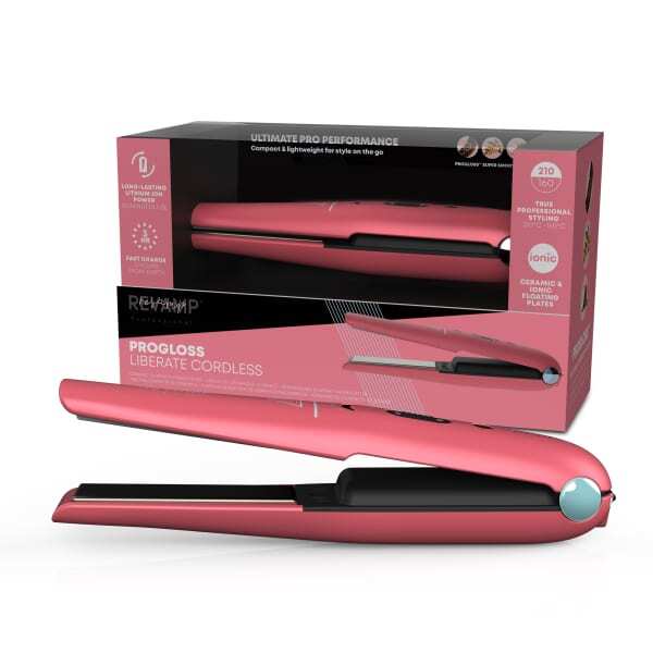 Revamp Progloss Cordless Compact Straightener - Pink Power GOODS Superdrug   