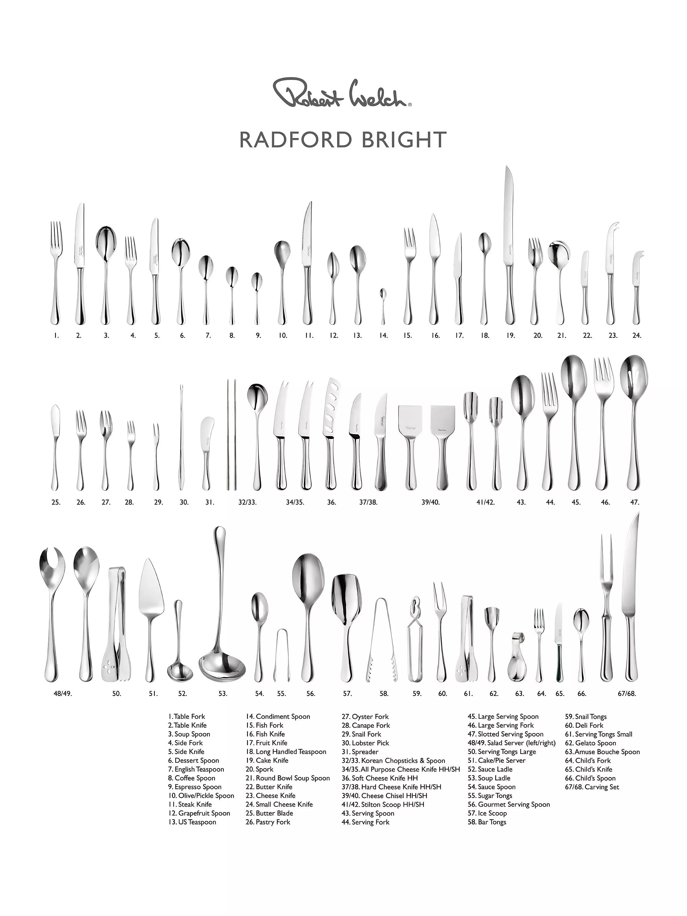 Robert Welch Radford soup ladle 32cm - British product