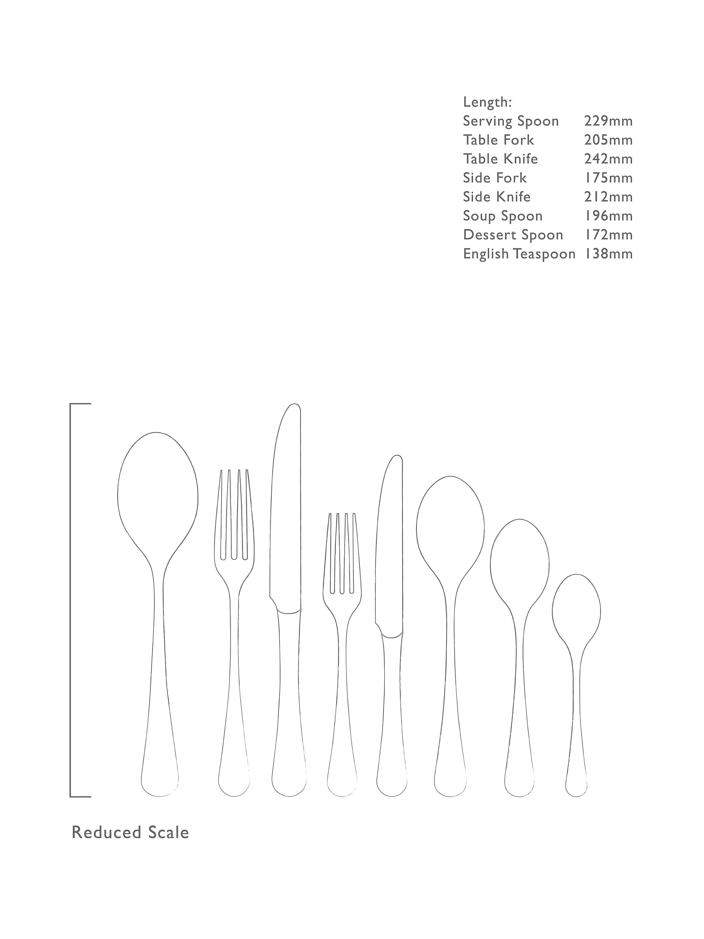 Robert Welch Radford table fork 20.5cm, UK version