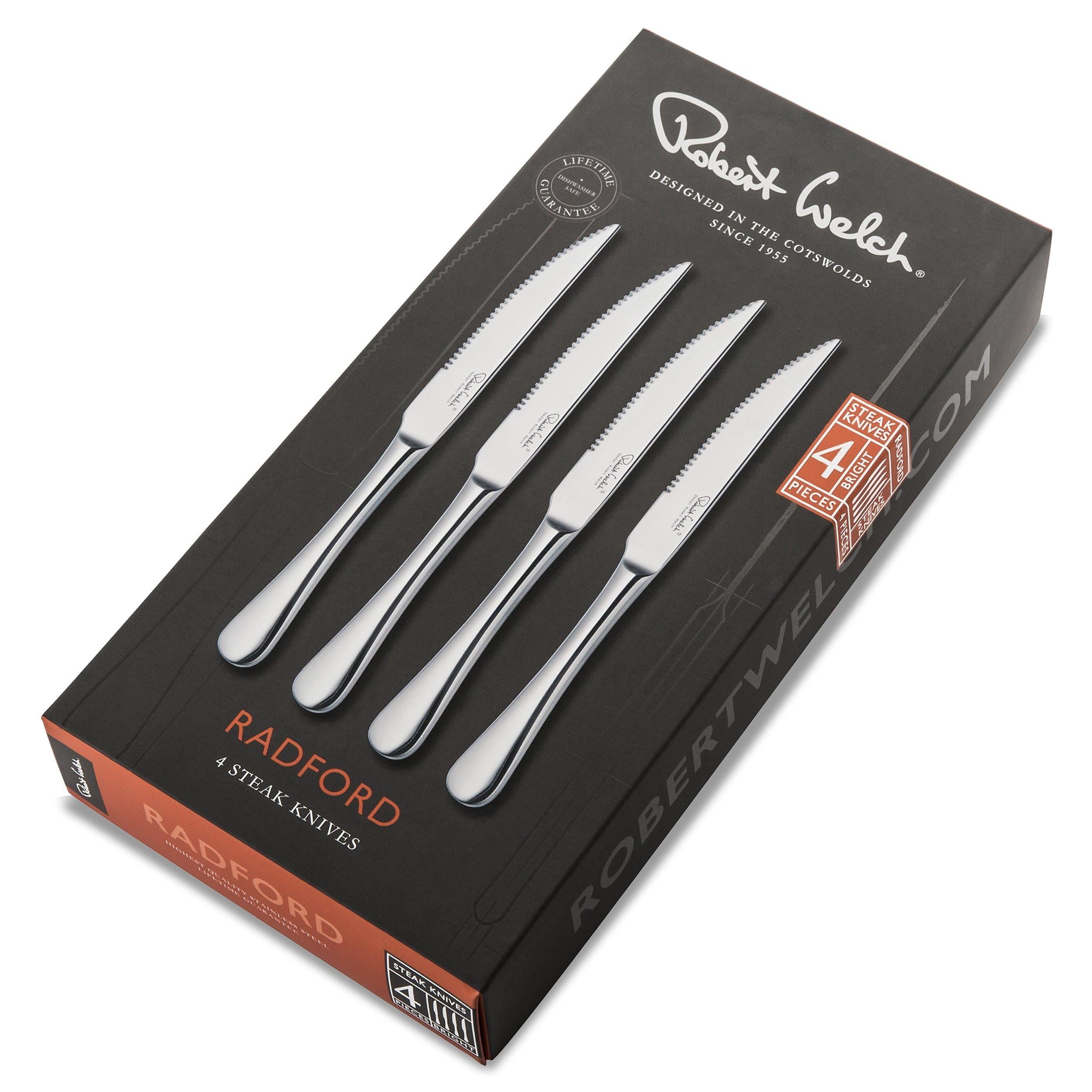 Robert Welch Radford steak knives set of 4, UK version