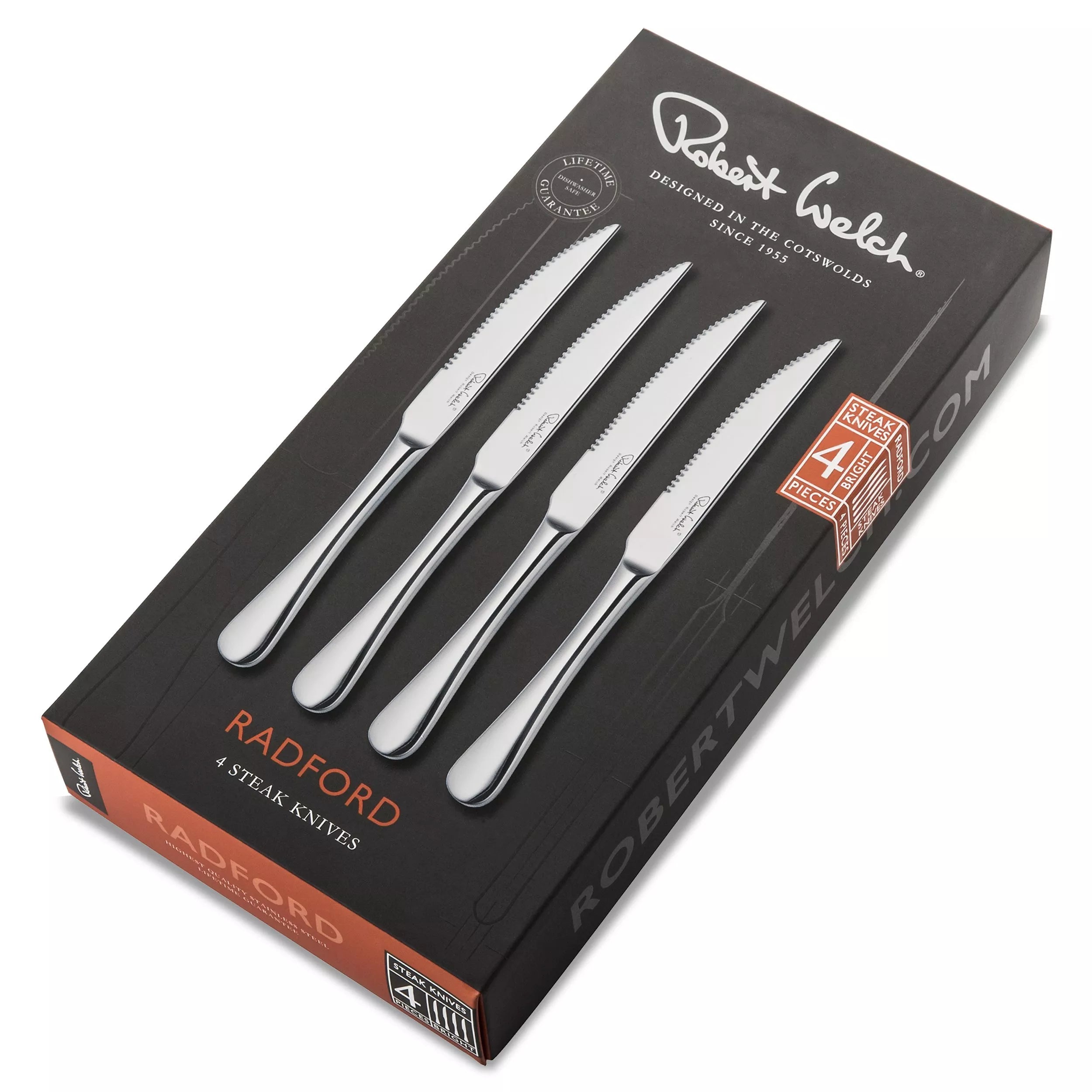 Robert Welch Radford steak knives set of 4, UK version