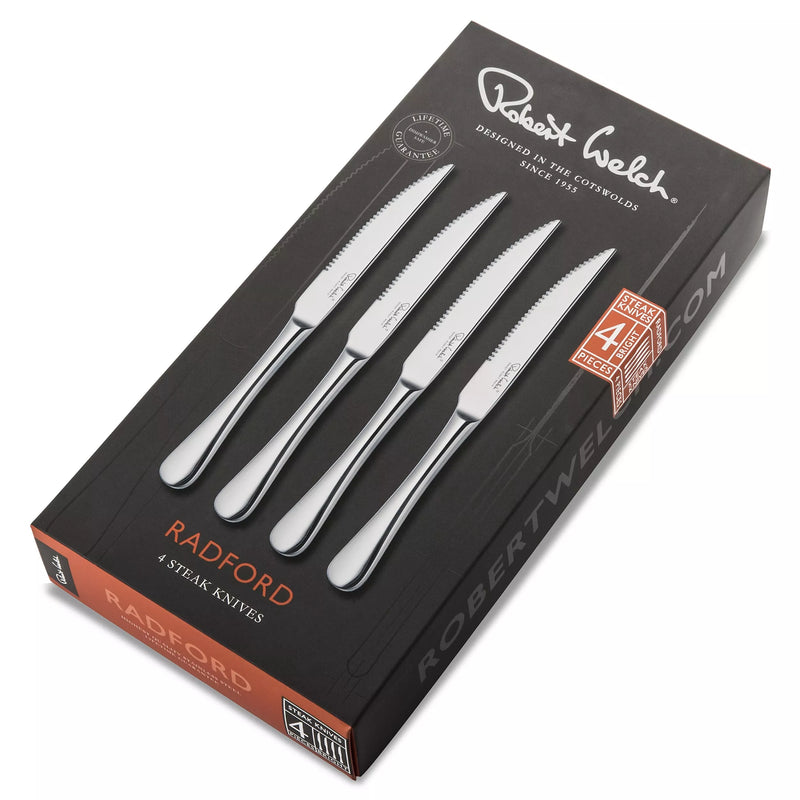 Robert Welch Radford steak knives set of 4, UK version