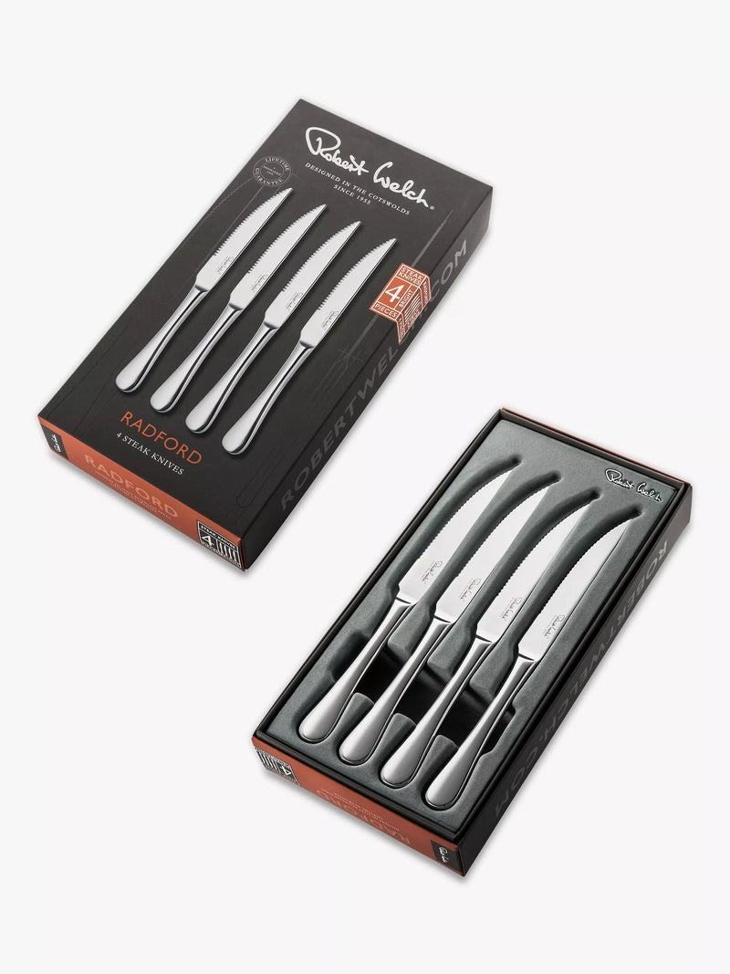 Robert Welch Radford steak knives set of 4, UK version