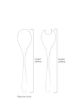 Robert Welch Stanton stainless steel salad servers 2 piece, imported from the UK