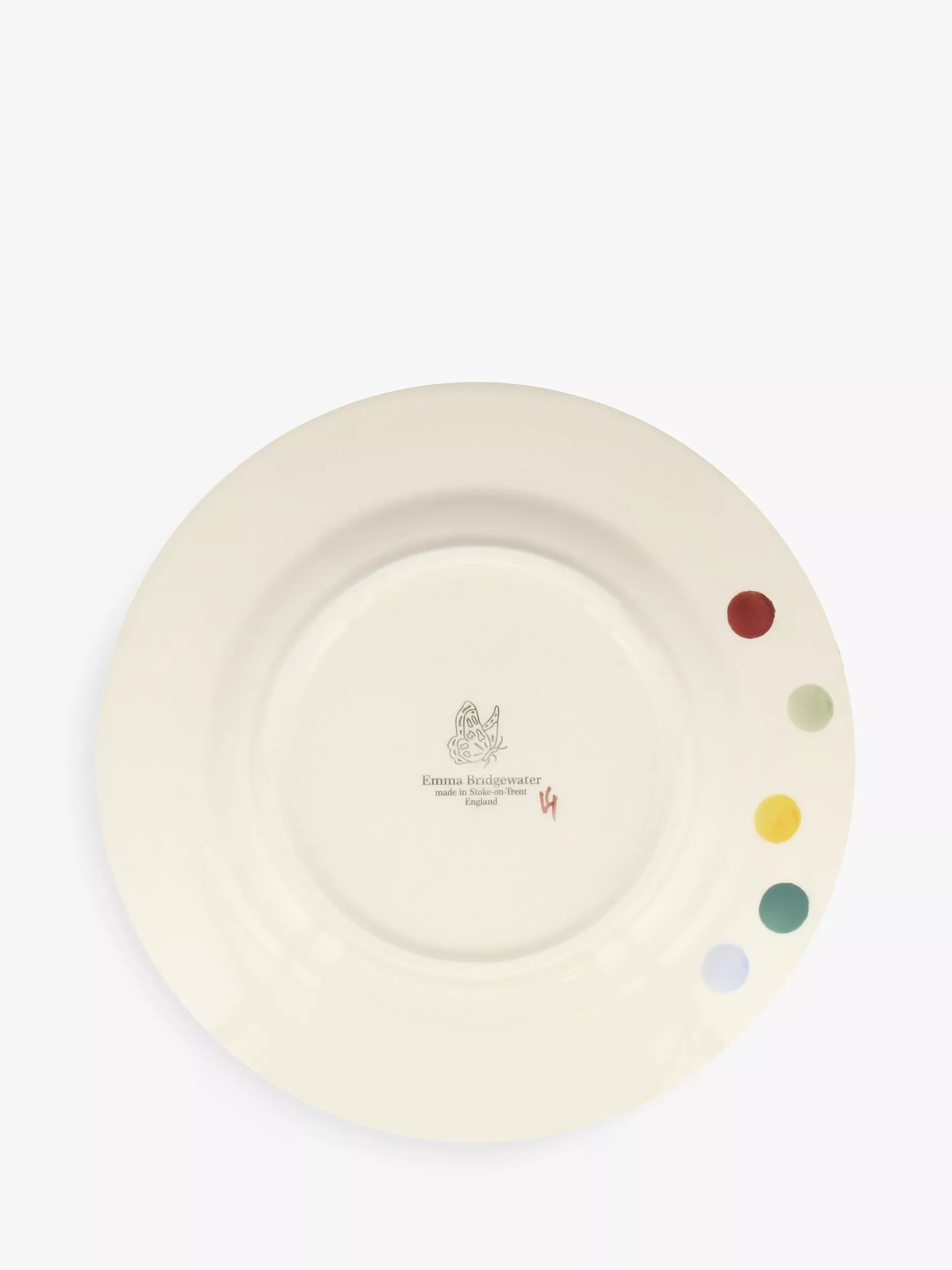 Emma Bridgewater polka dot plate 21.5cm - British product