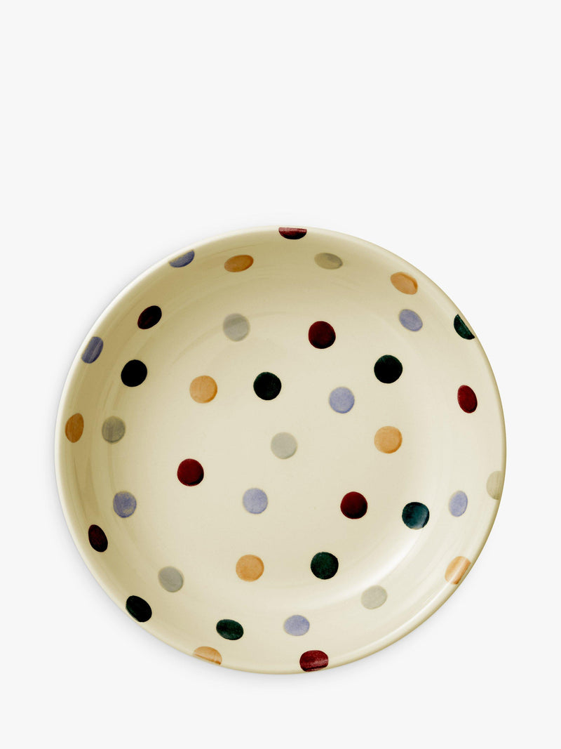 Emma Bridgewater polka dot pasta bowl 23.5cm (British brand)