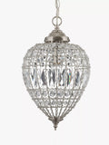 John Lewis Dante small ceiling light clear chandelier - British product