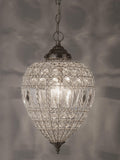 John Lewis Dante small ceiling light clear chandelier - British product