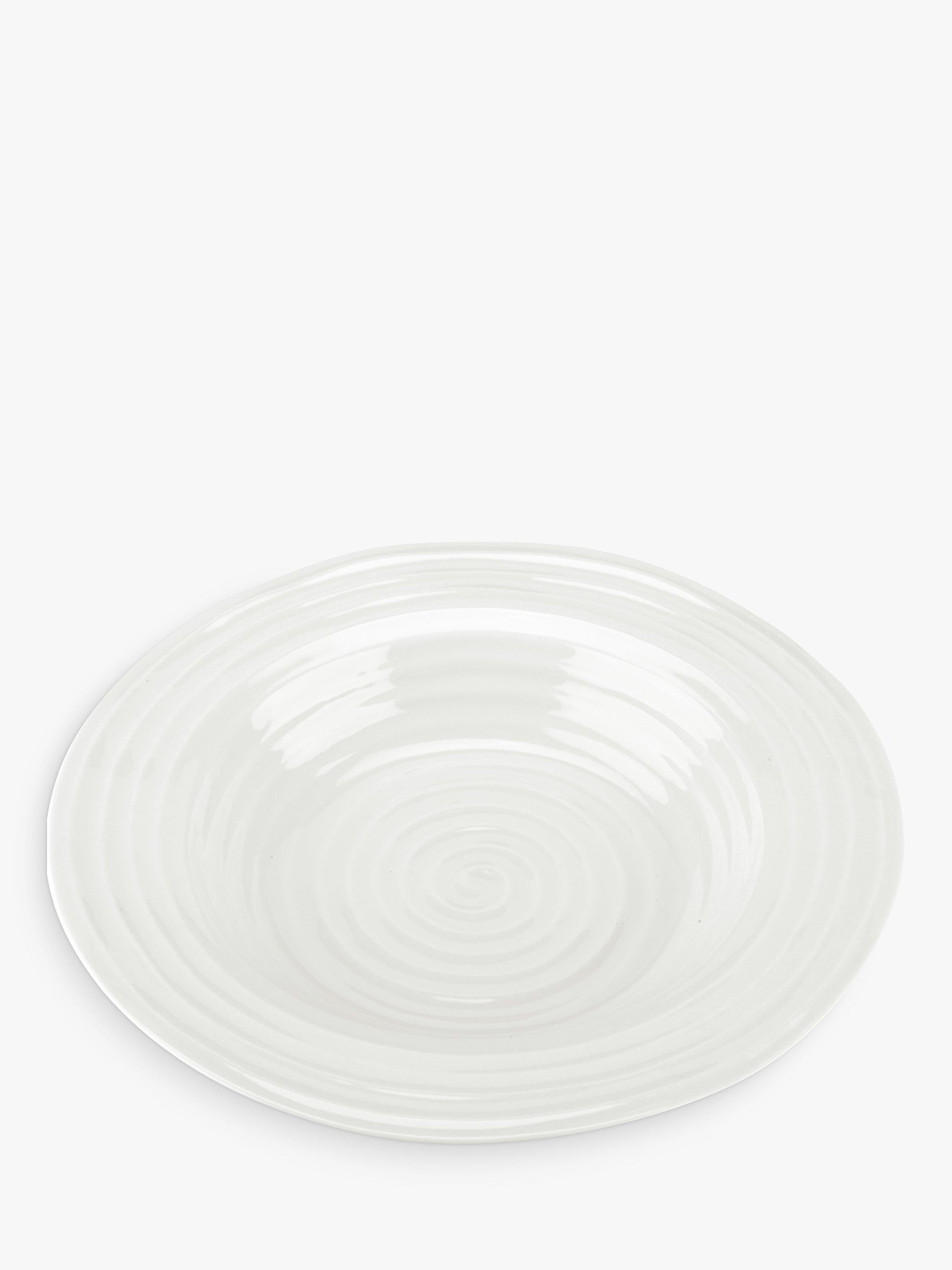 Sophie Conran for Portmeirion white porcelain soup plate 25cm (British brand)