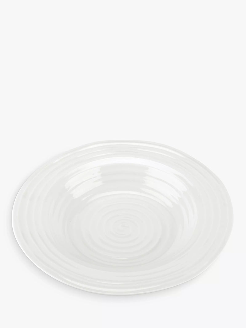 Sophie Conran for Portmeirion white porcelain soup plate 25cm (British brand)