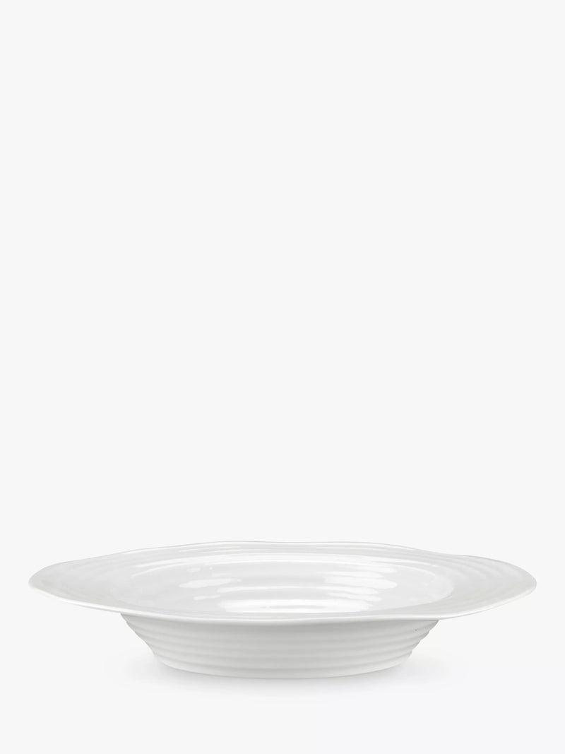 Sophie Conran for Portmeirion white porcelain soup plate 25cm (British brand)
