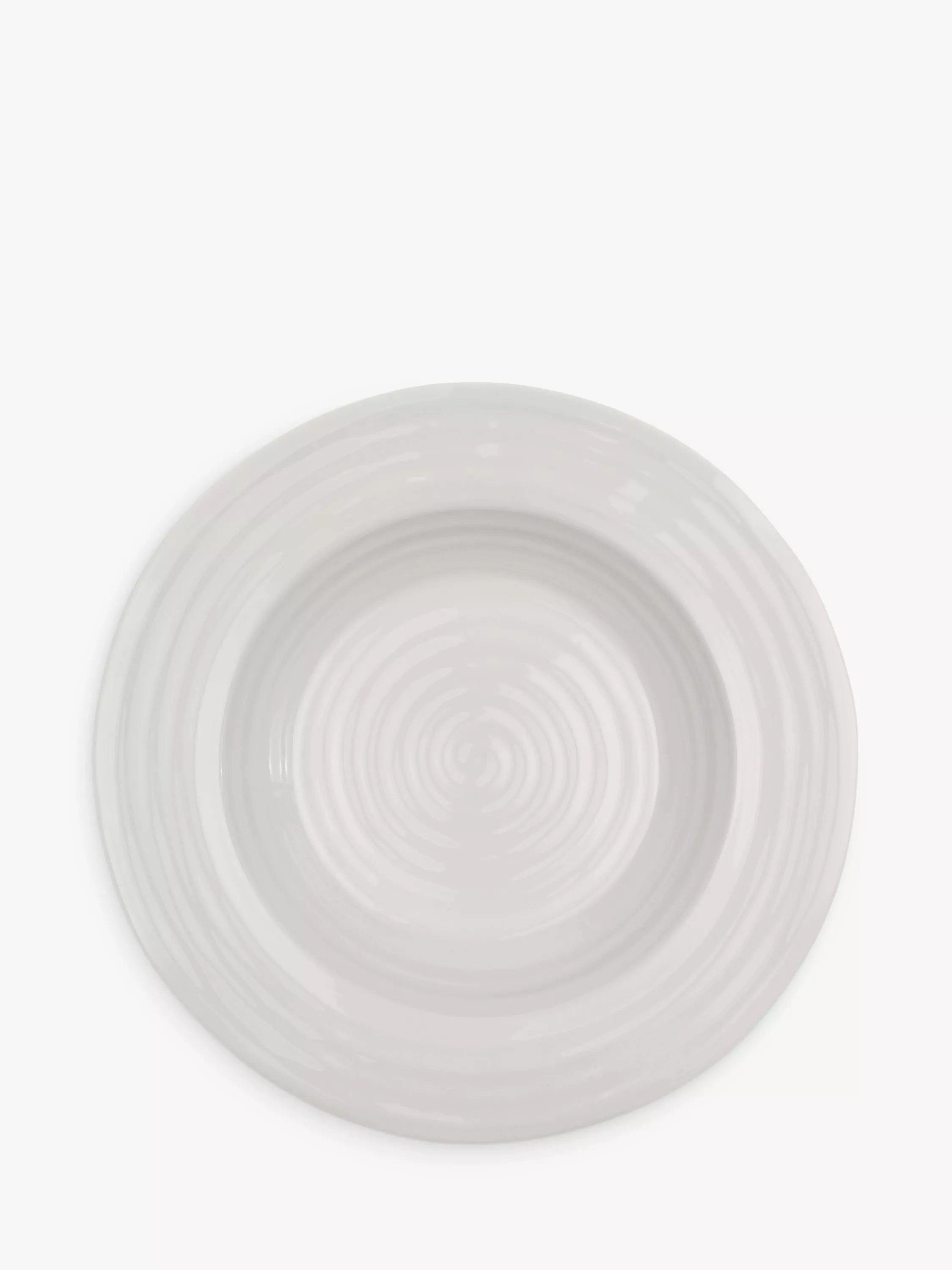 Sophie Conran for Portmeirion white porcelain soup plate 25cm (British brand)