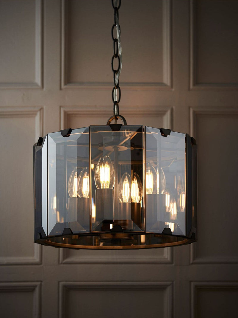 Gallery Home Grey George ceiling light pendant - British product