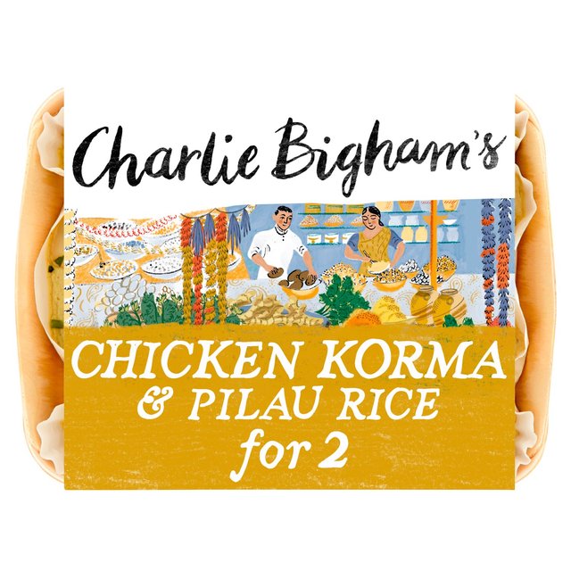 Charlie Bigham's Chicken Korma & Pilau Rice for 2   810g