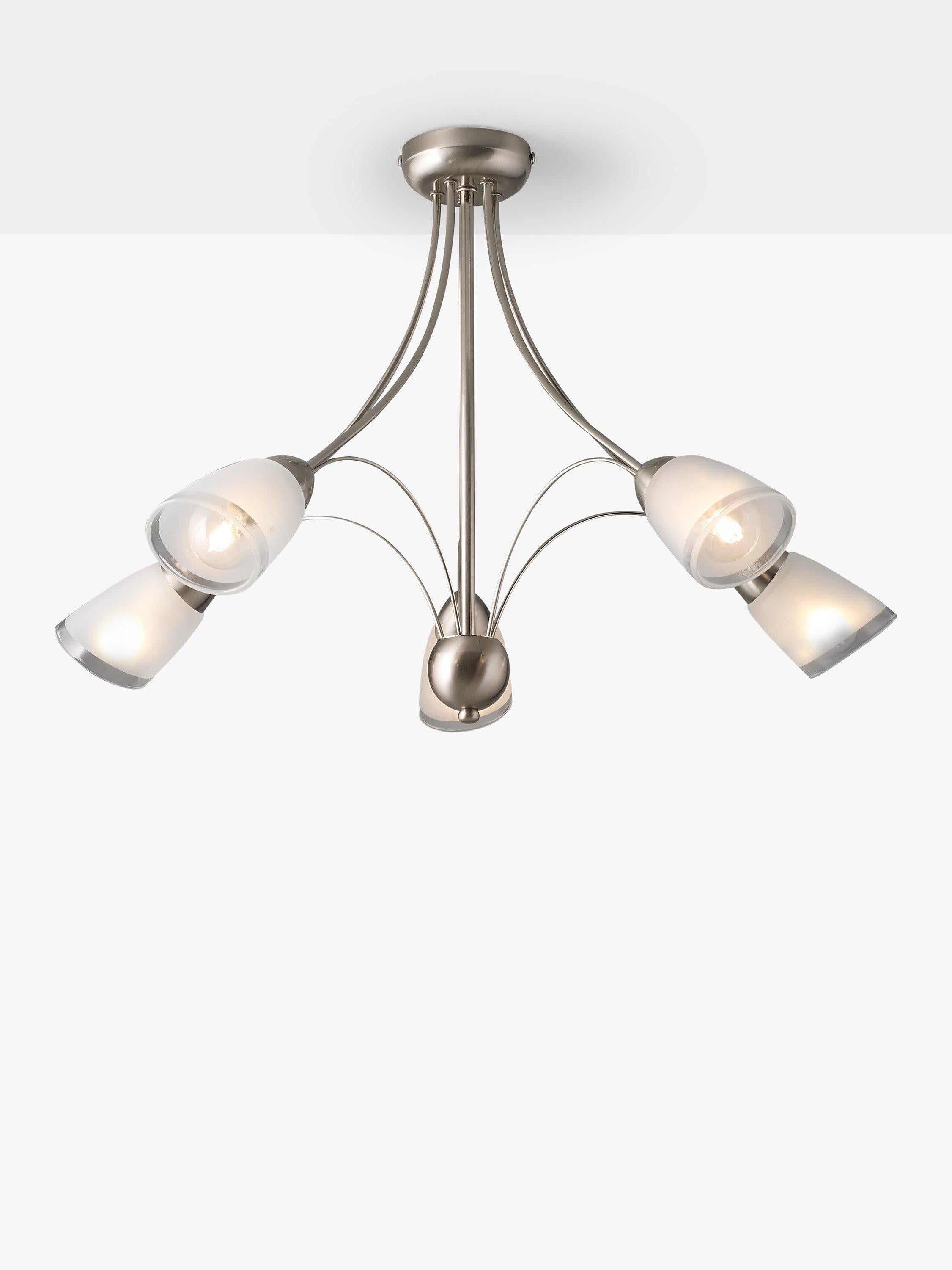 John Lewis ceiling light 5-arm antique finish (British brand)