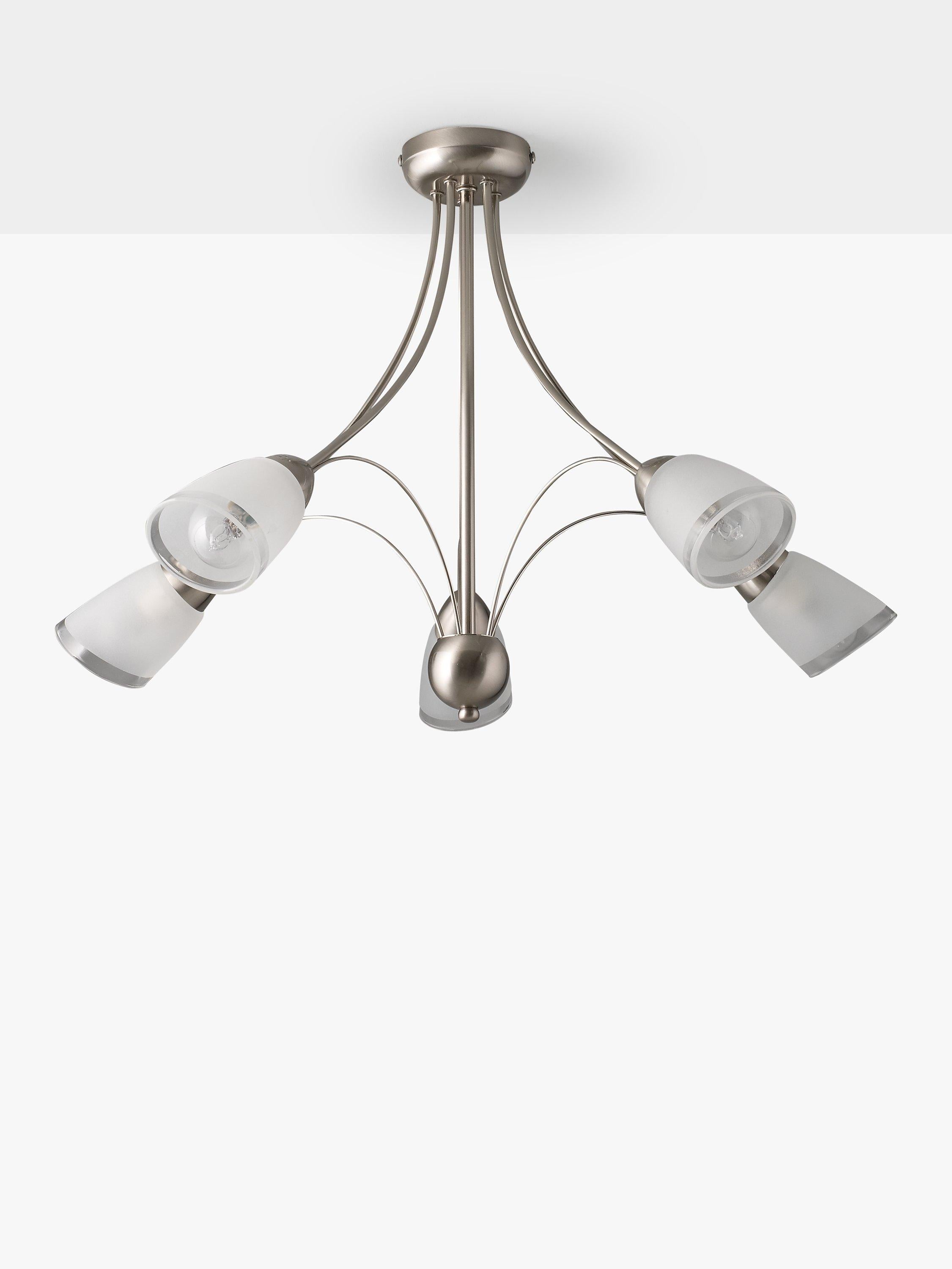 John Lewis ceiling light 5-arm antique finish (British brand)