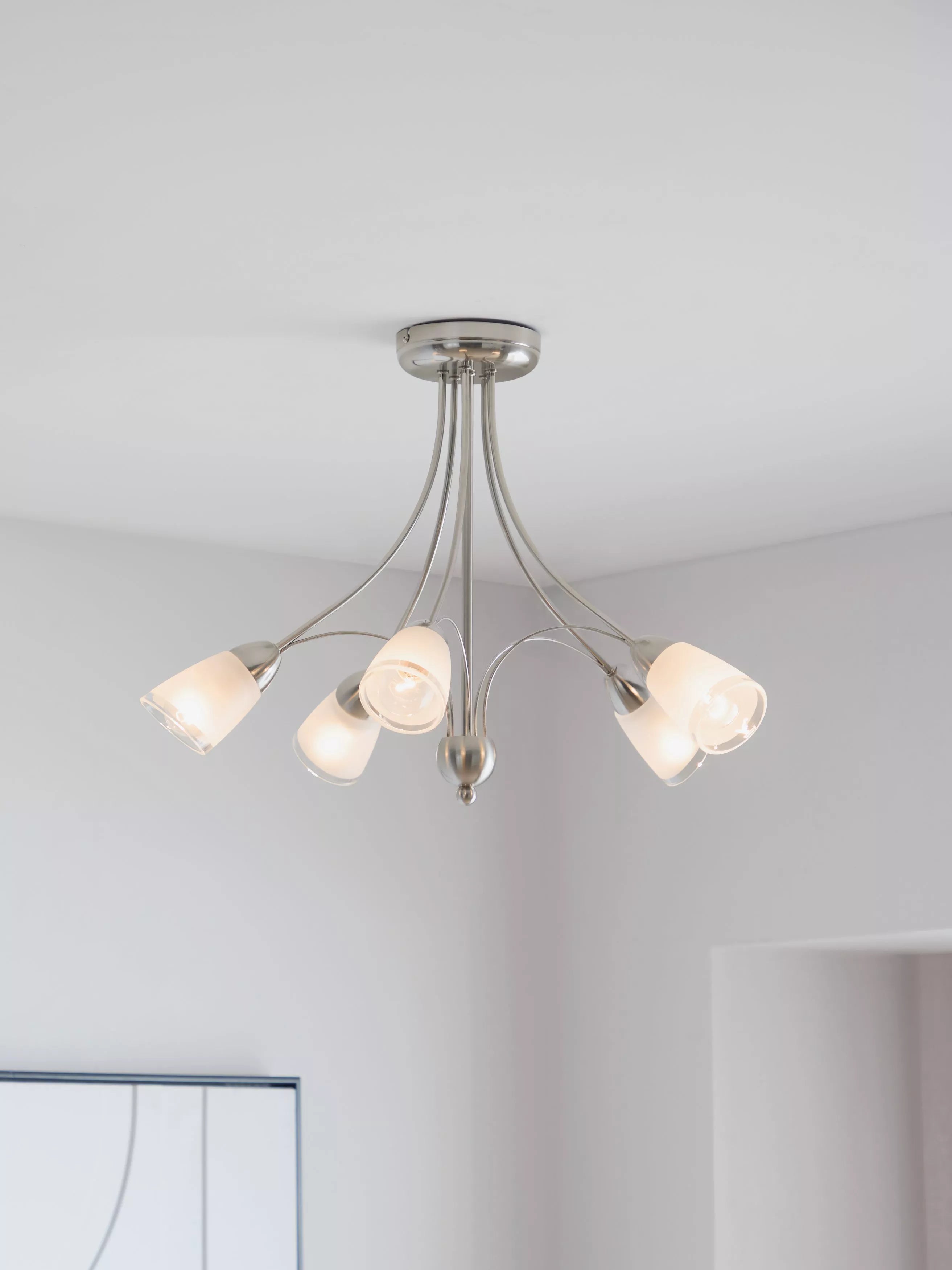 John Lewis ceiling light 5-arm antique finish (British brand)