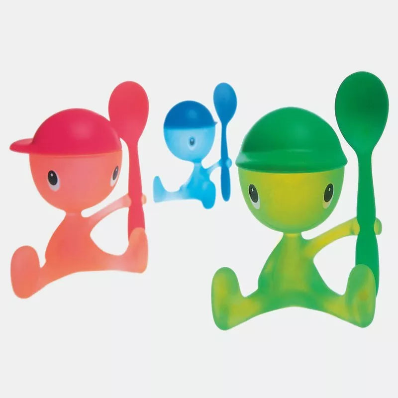 Alessi Cico egg cup and spoon set - British product