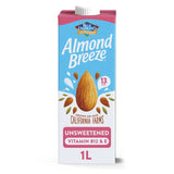 Almond Breeze Long Life Unsweetened Almond Milk Alternative   1L GOODS M&S   