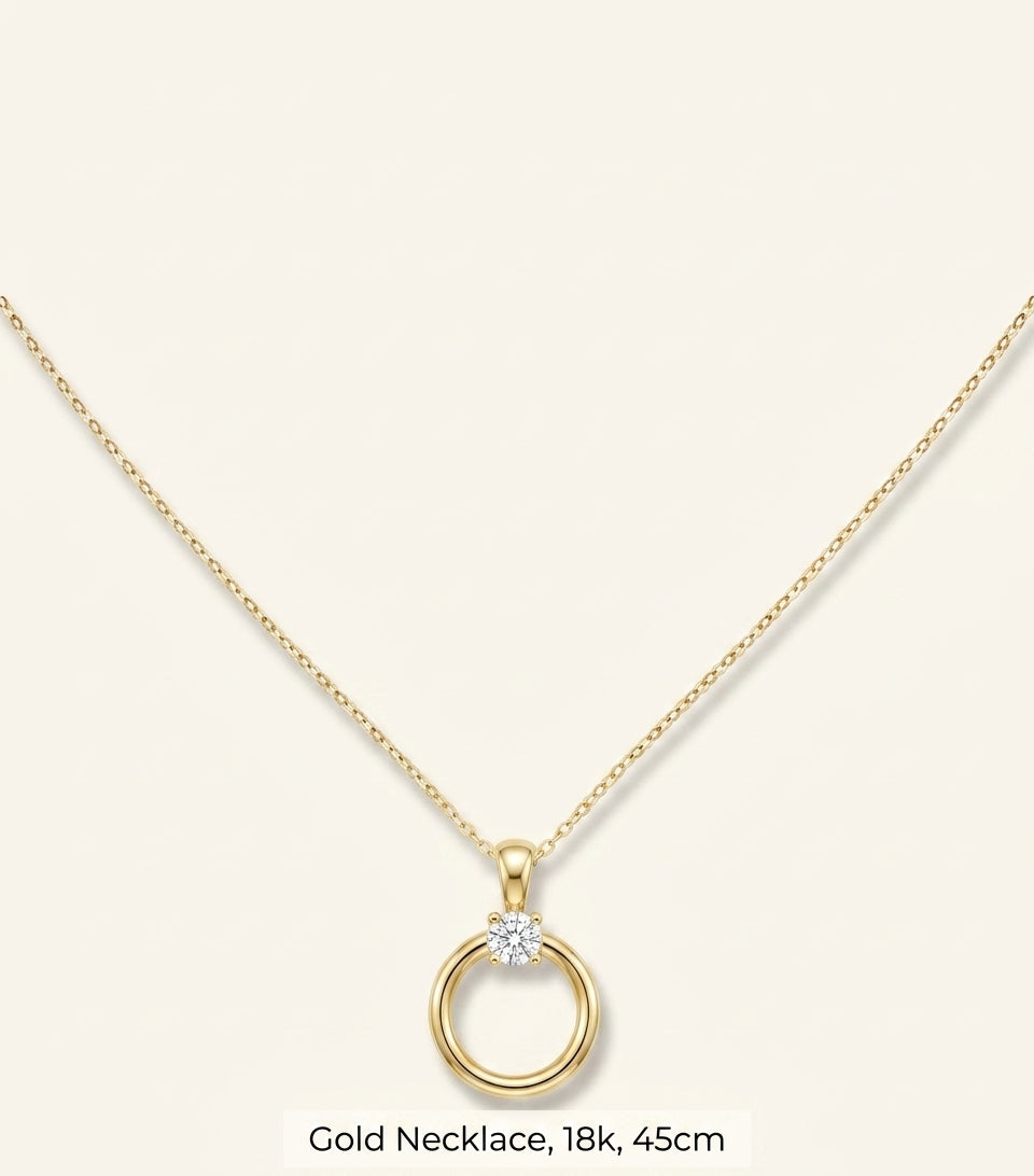 Cartier Mixed Gold and Diamond Trinity Necklace