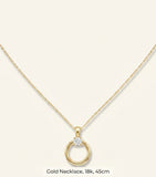 Cartier Mixed Gold and Diamond Trinity Necklace