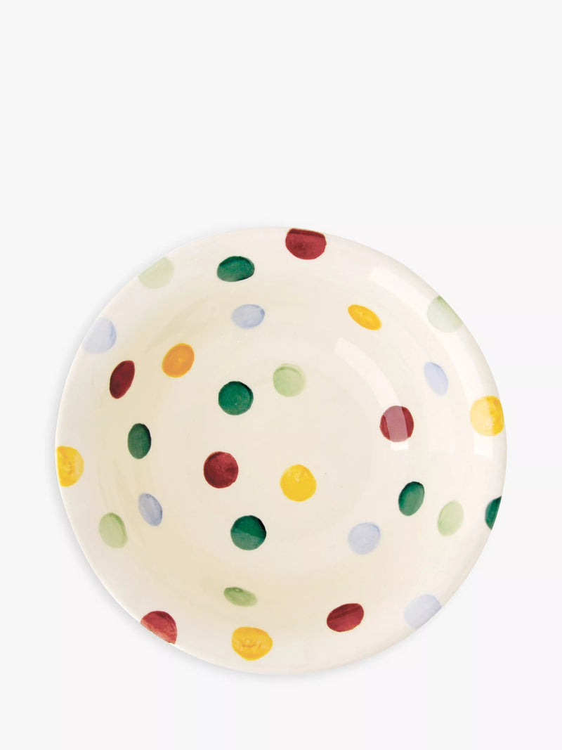 Emma Bridgewater polka dot cereal bowl 16.5cm (British brand)