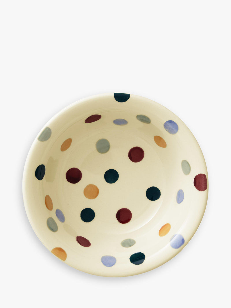 Emma Bridgewater polka dot cereal bowl 16.5cm (British brand)