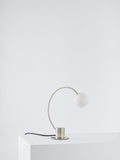 John Lewis Helium Touch chrome table lamp, UK version