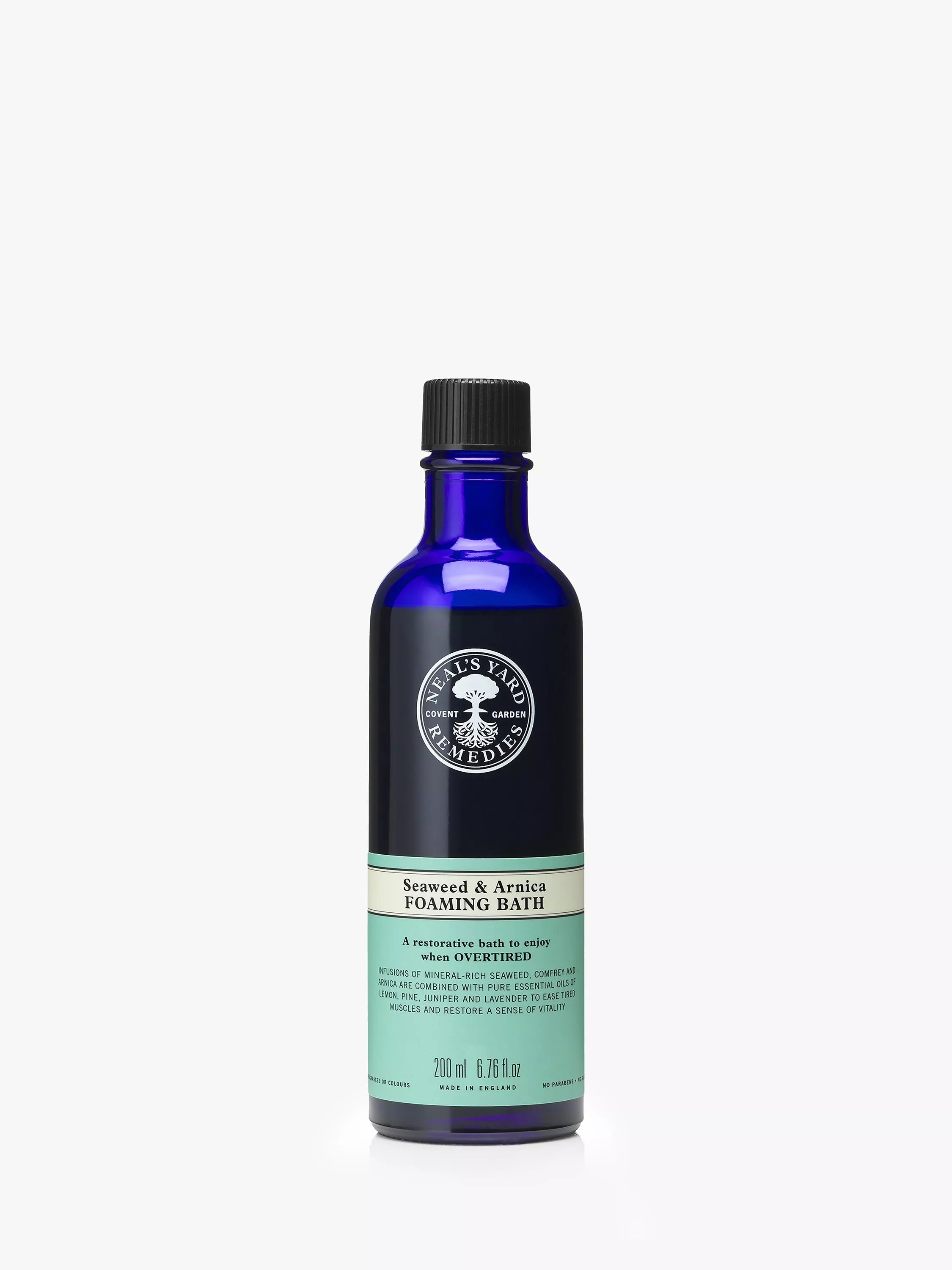Neal's Yard Remedies Seaweed & Arnica foaming bath 200ml, imported from the UK