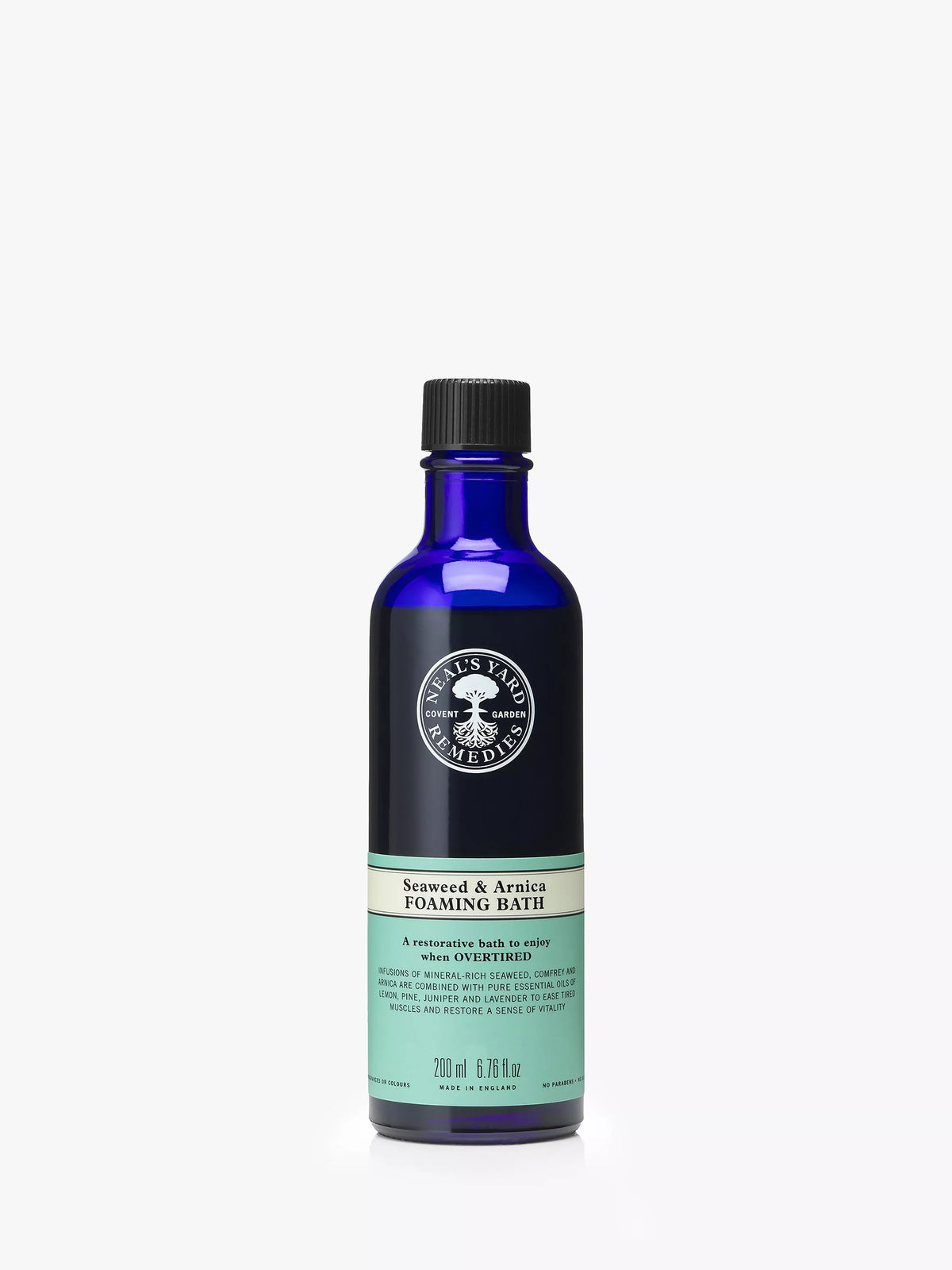 Neal's Yard Remedies Seaweed & Arnica foaming bath 200ml, imported from the UK