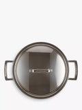 Le Creuset stainless steel deep casserole 24cm, imported from the UK