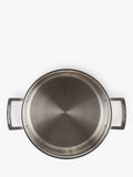 Le Creuset stainless steel deep casserole 24cm, imported from the UK