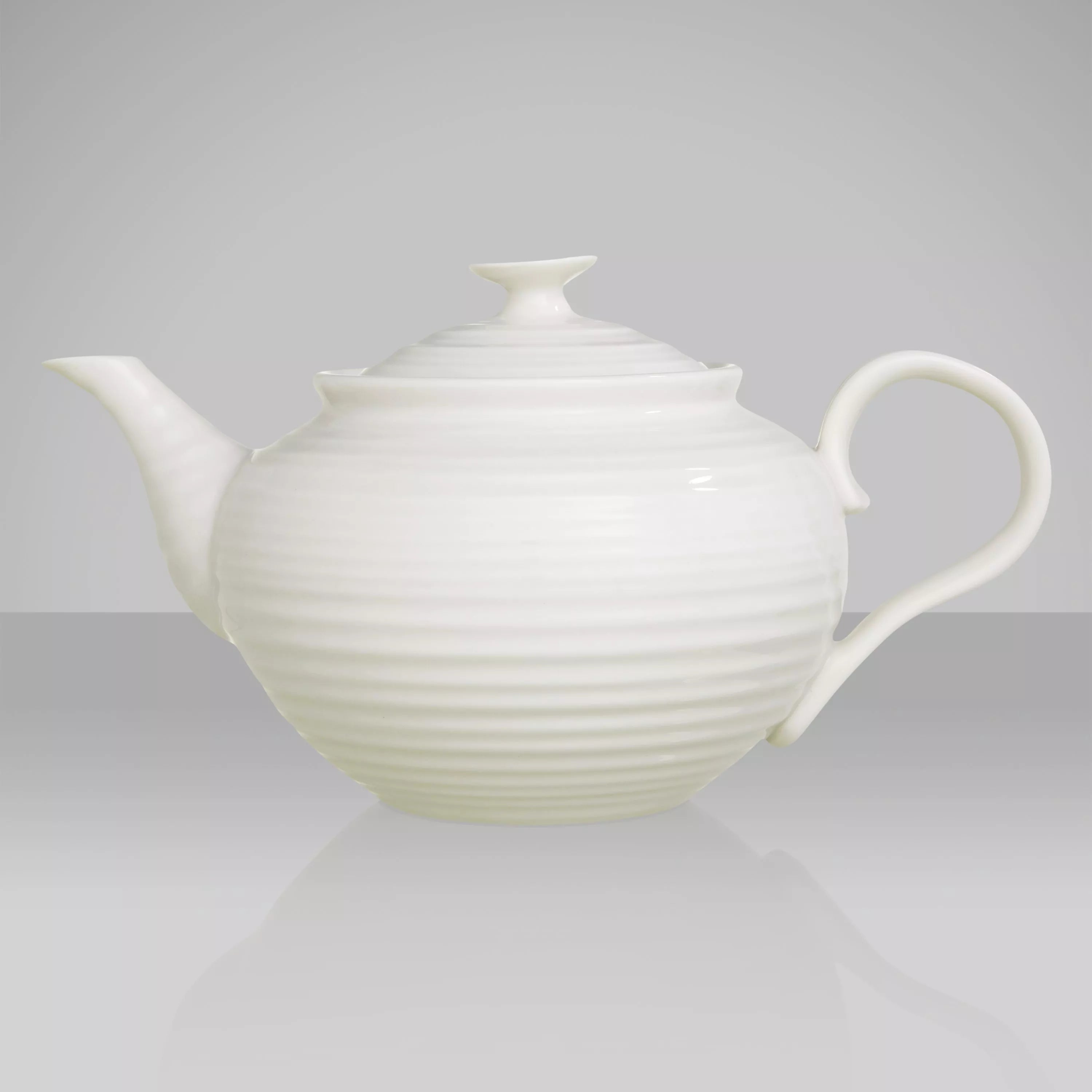 Sophie Conran for Portmeirion white porcelain teapot 1.13L - British product