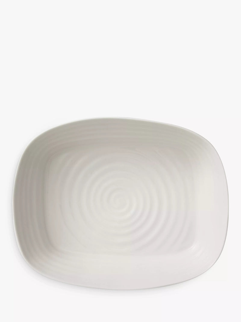 Sophie Conran for Portmeirion white rectangular oven dish 29.5cm, imported from the UK