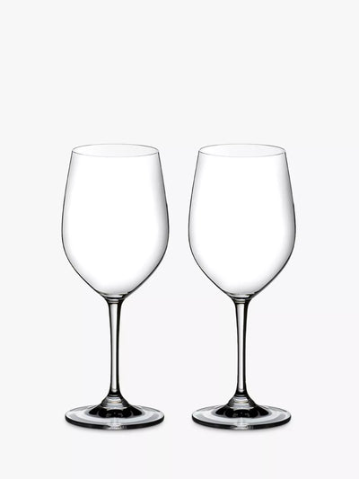 John Lewis RIEDEL Vinum Viognier/Chardonnay White Wine Glasses, Set of 2, 350ml- Buy online at McGrocer