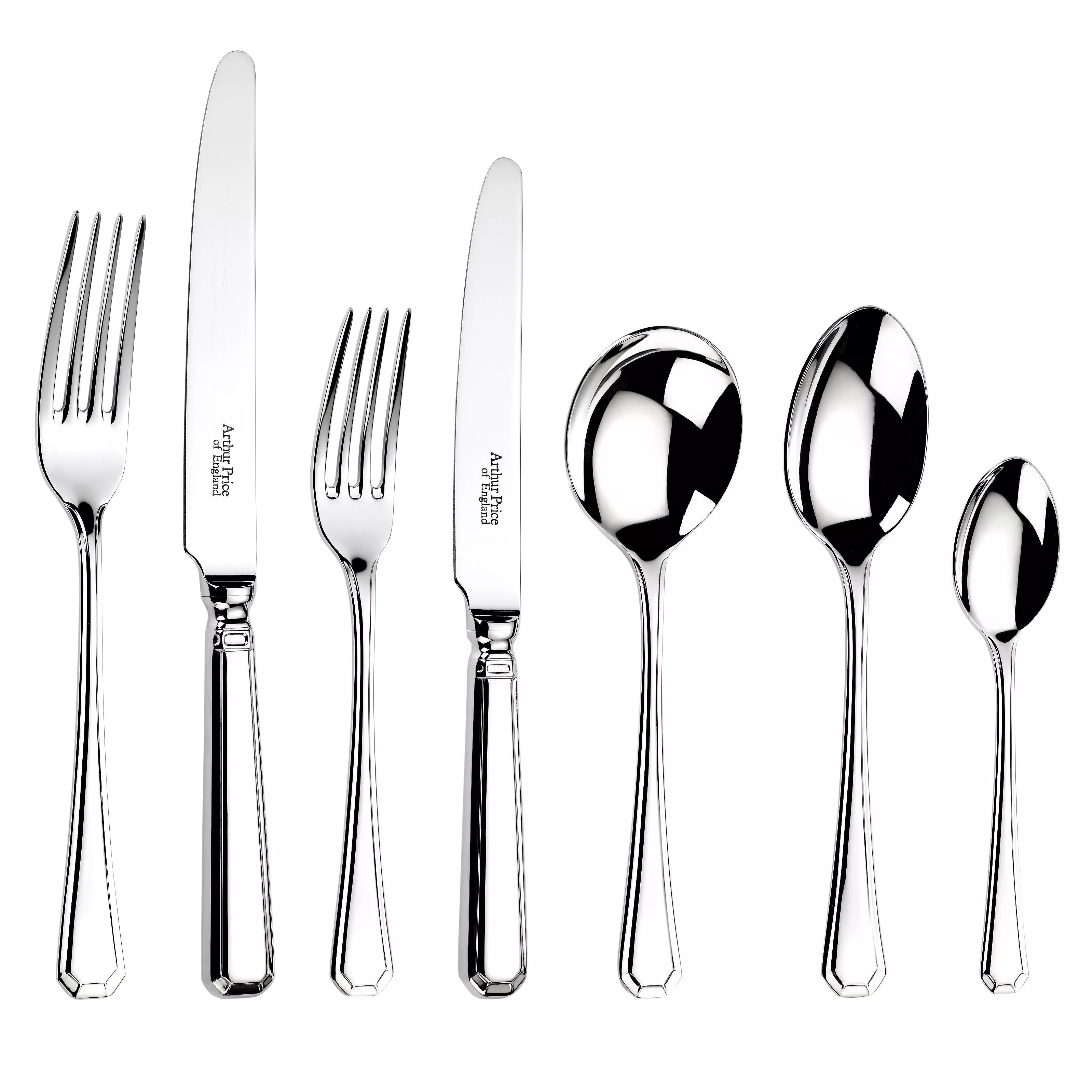 Arthur Price Grecian stainless steel table fork - British product