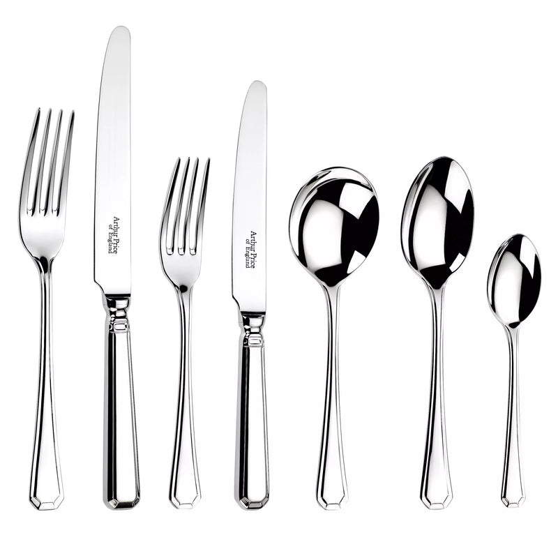 Arthur Price Grecian stainless steel teaspoon 13.5cm (British brand)